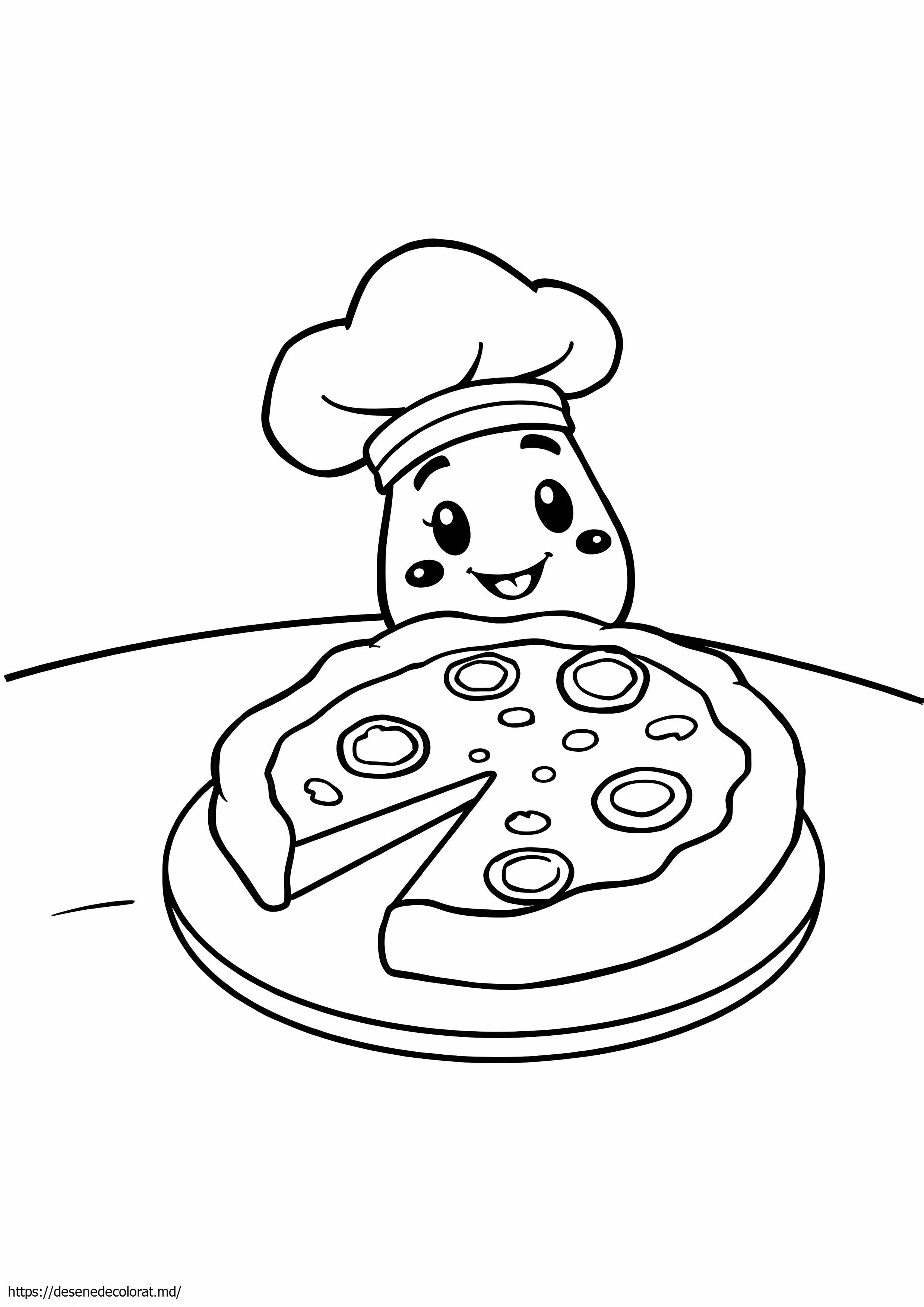 O pizza minusculă
