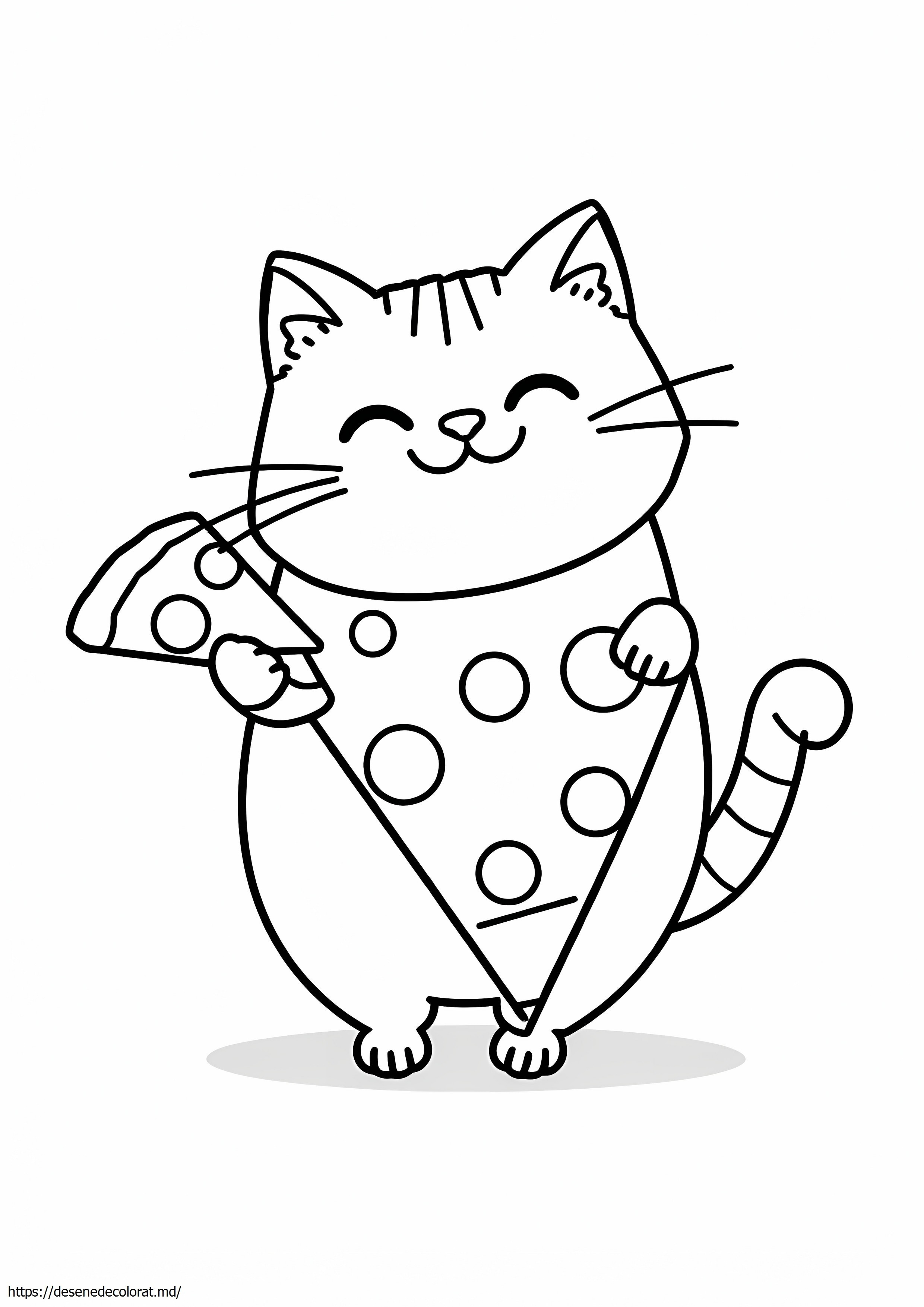 Drăguț mâncare pusheen