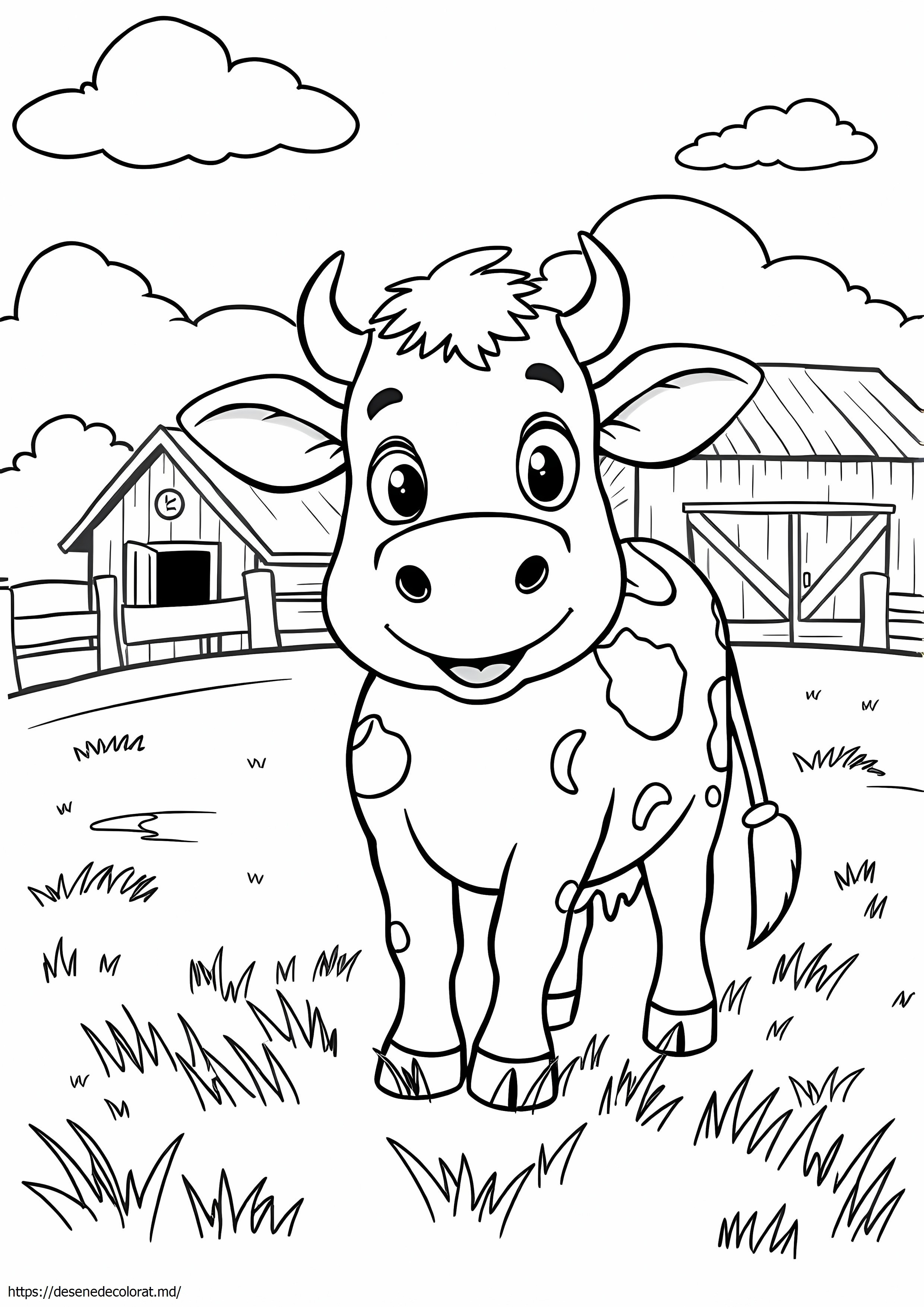 Vacă animal de fermă
