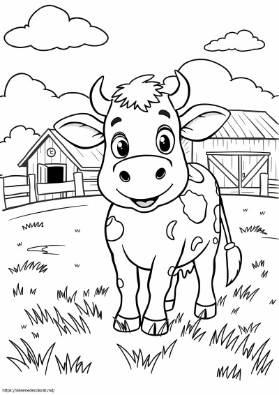Vacă animal de fermă