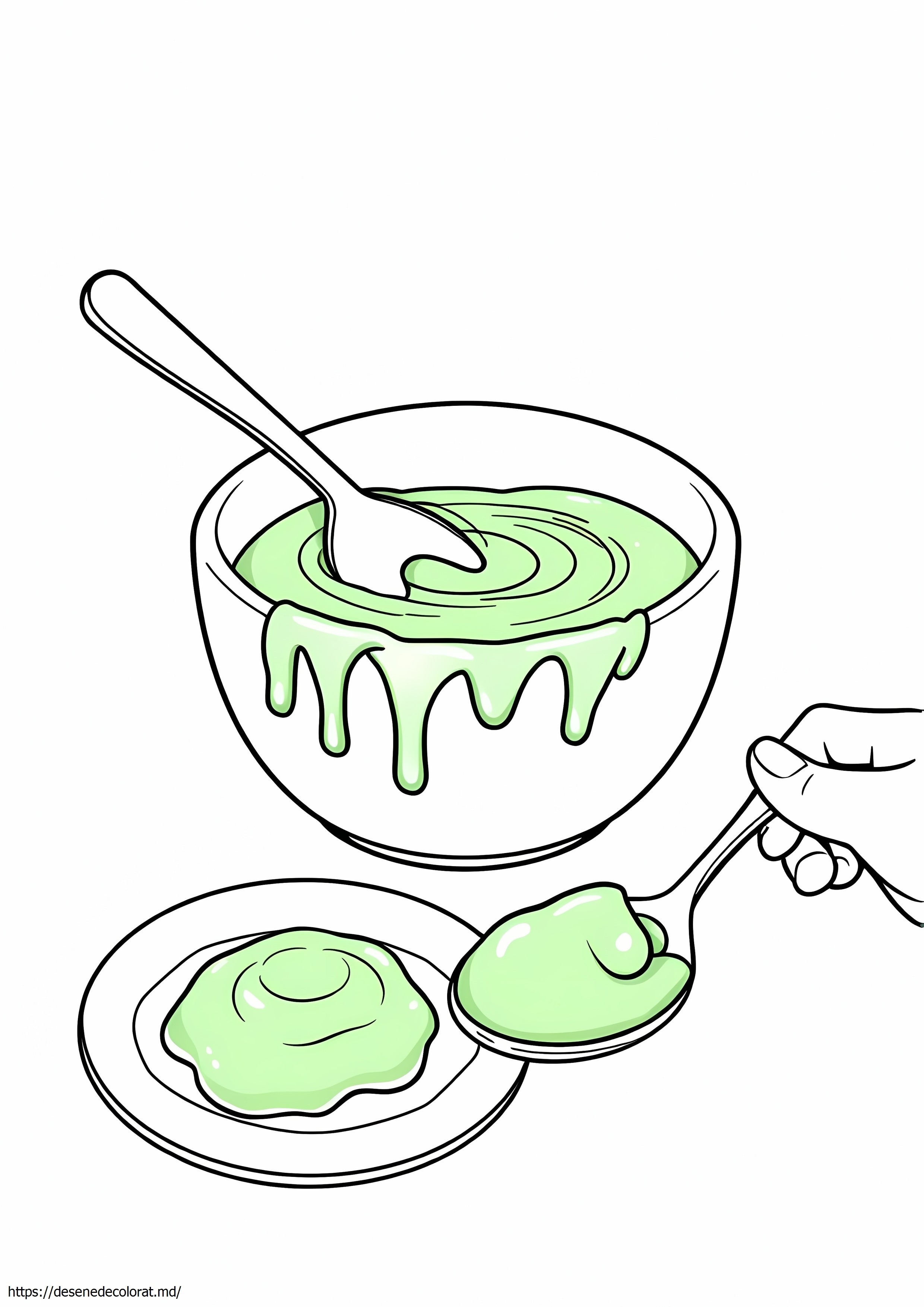 Alimente cu gel verde
