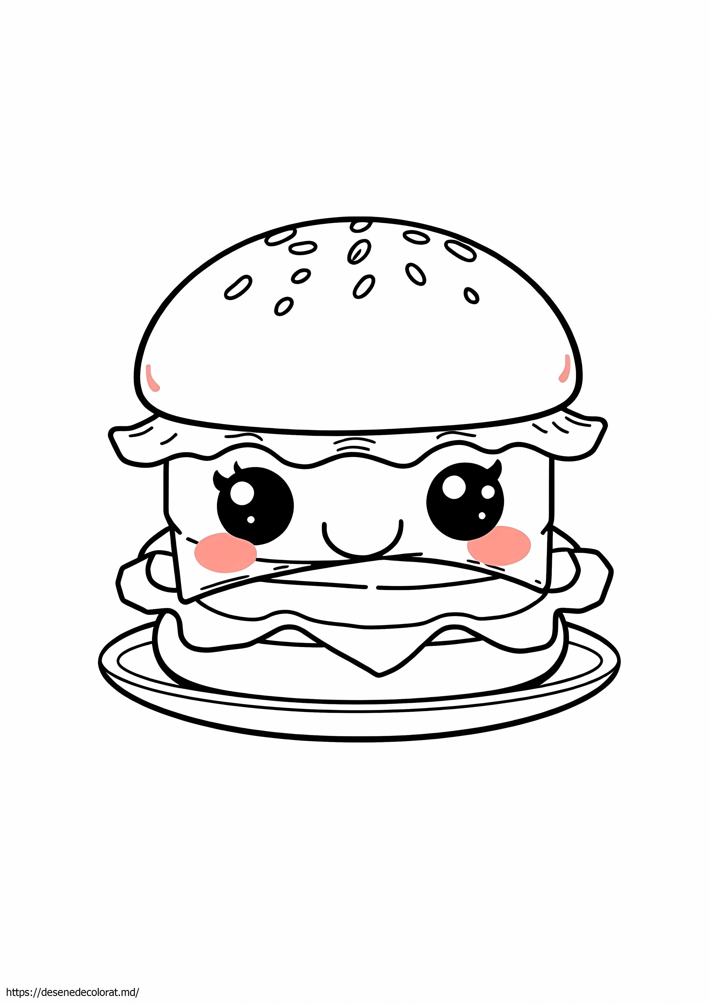 Hamburger kawaii