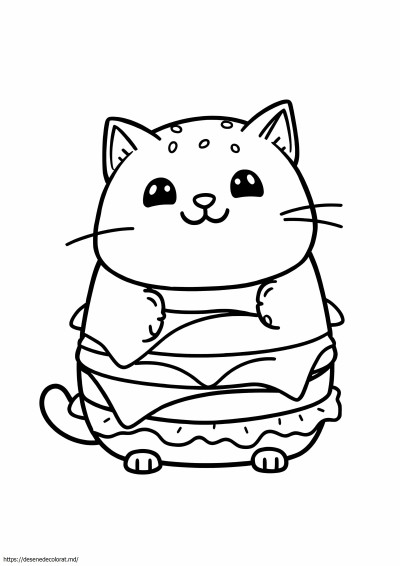Hamburger pusheen