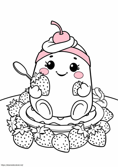 Squishmallow de căpșuni