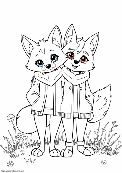 Vulpe lup anime