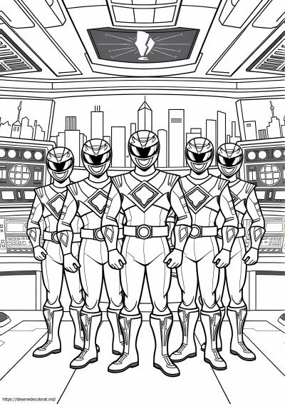 Salvare cu viteza luminii power rangers