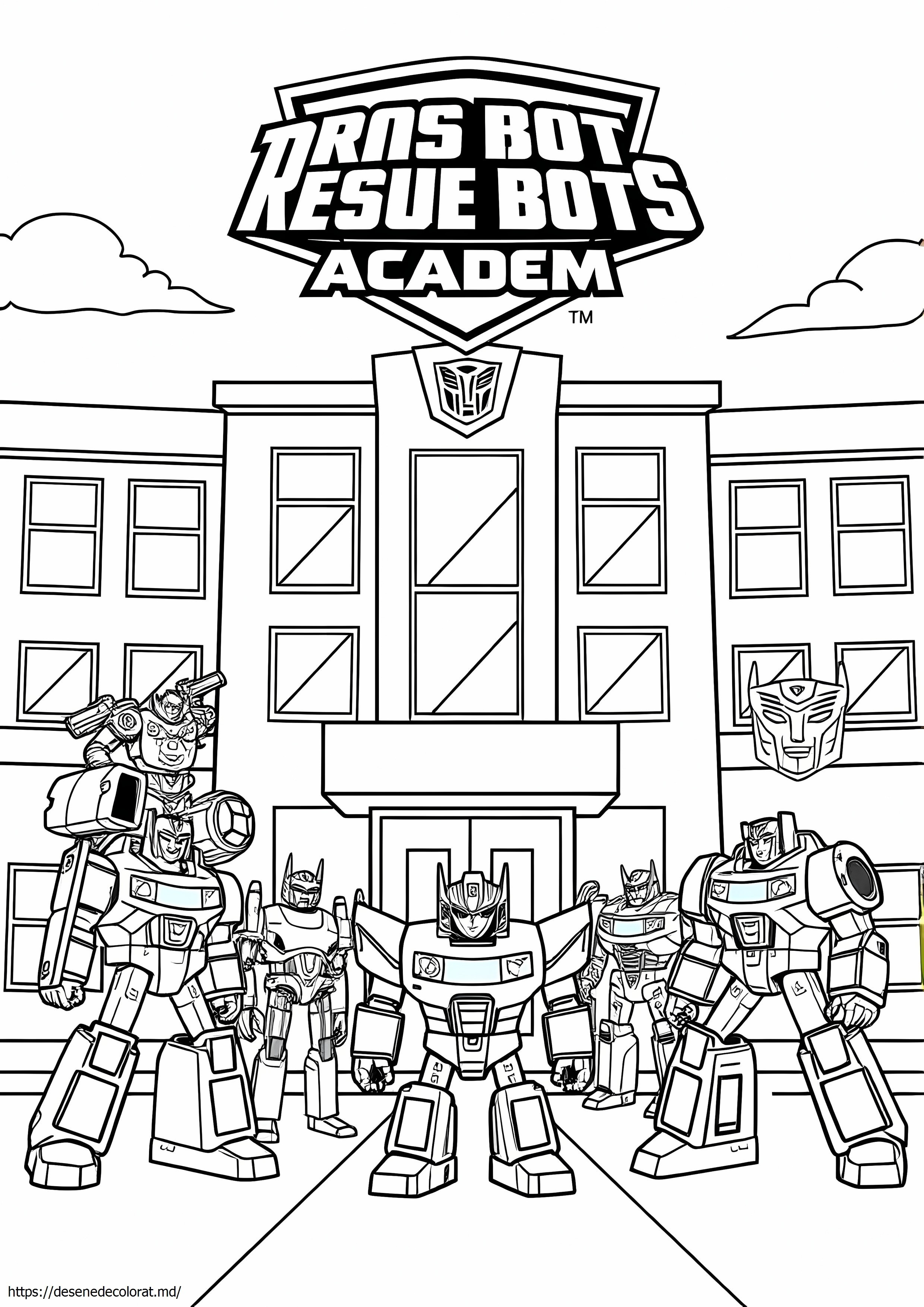 Academia de roboti de salvare transformers