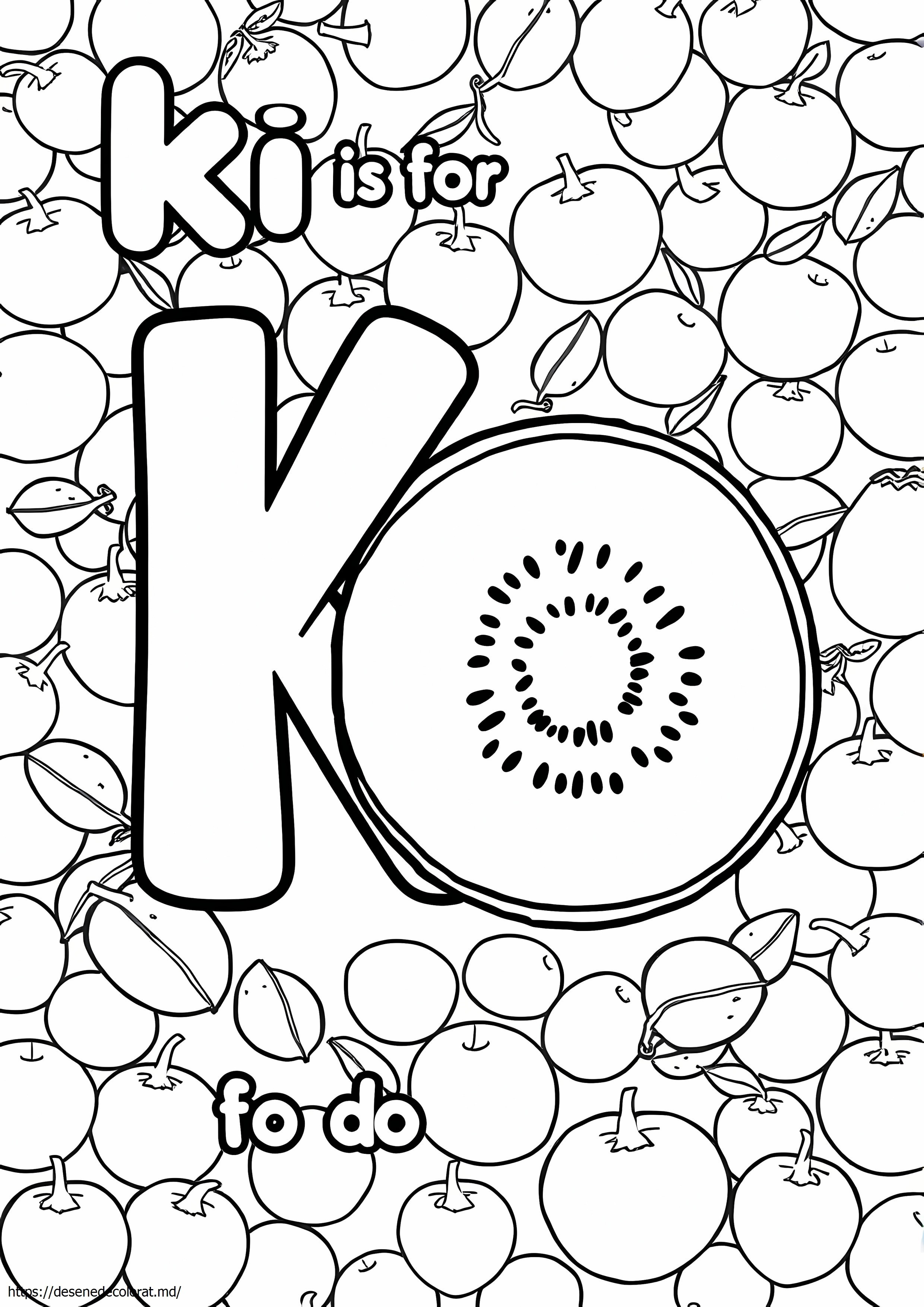 K este pentru kiwi