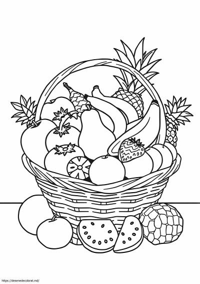 Desen de fructe pentru