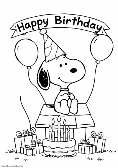 Ziua de naștere snoopy