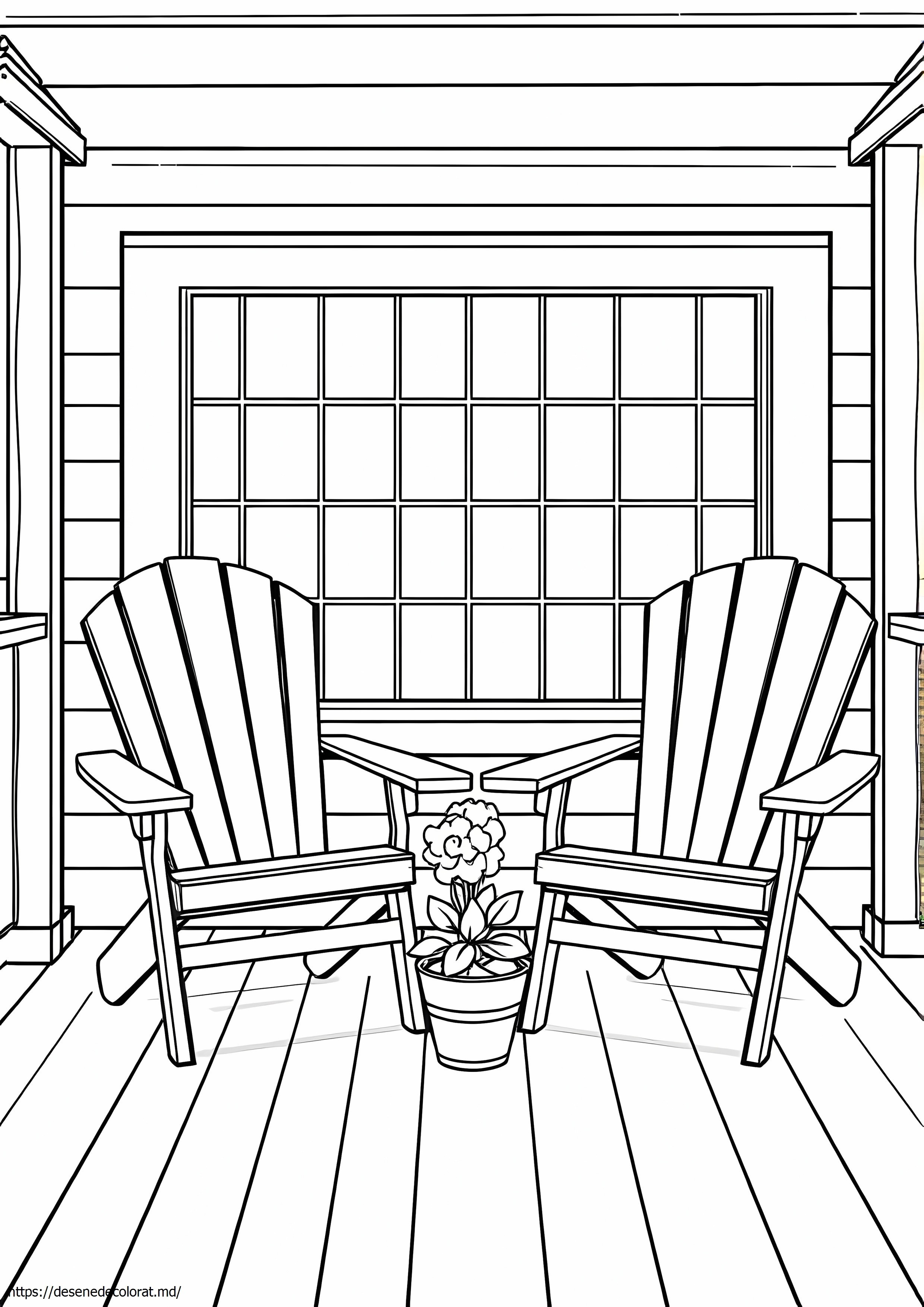 Scaune adirondack