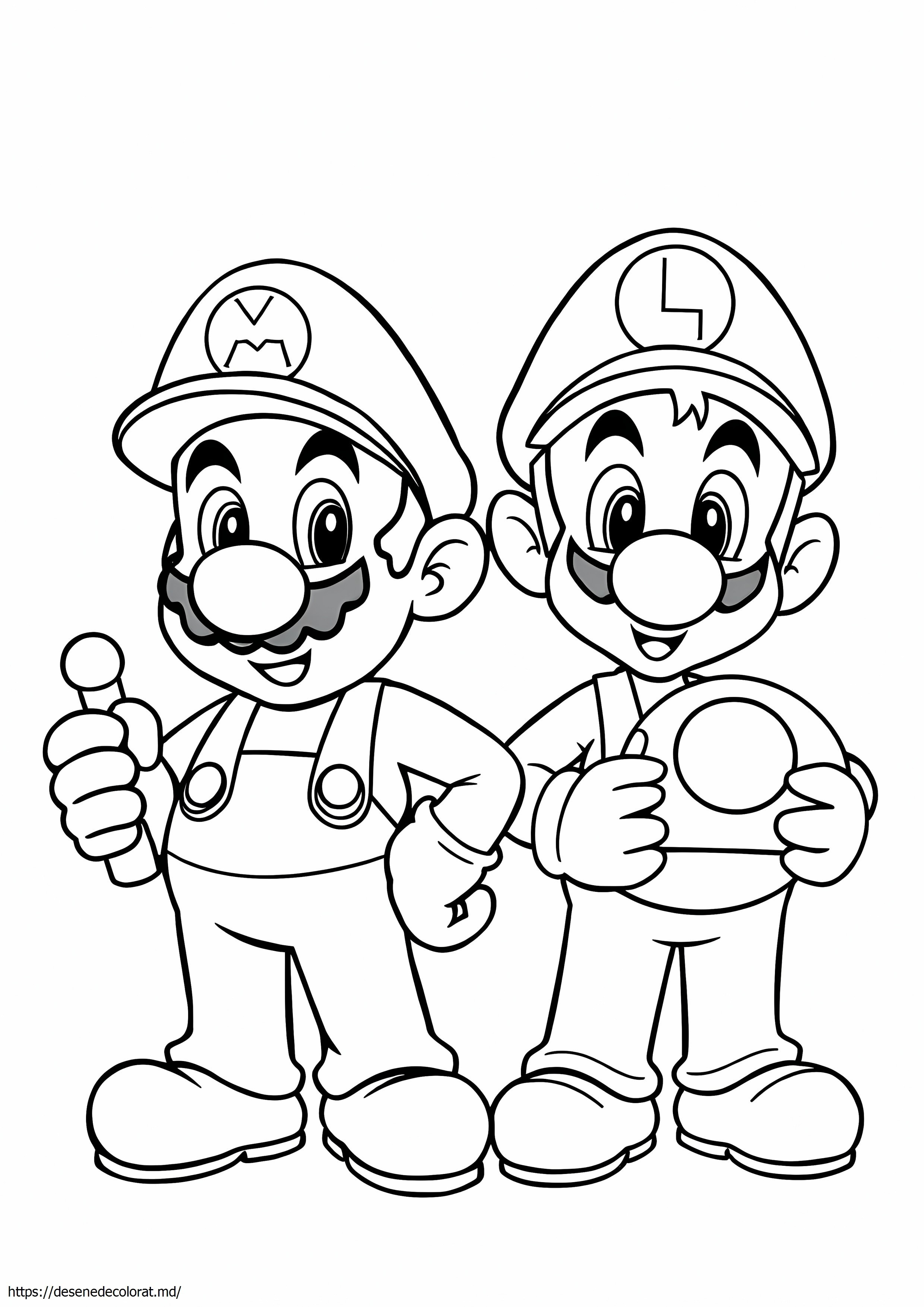 Paper mario and luigi