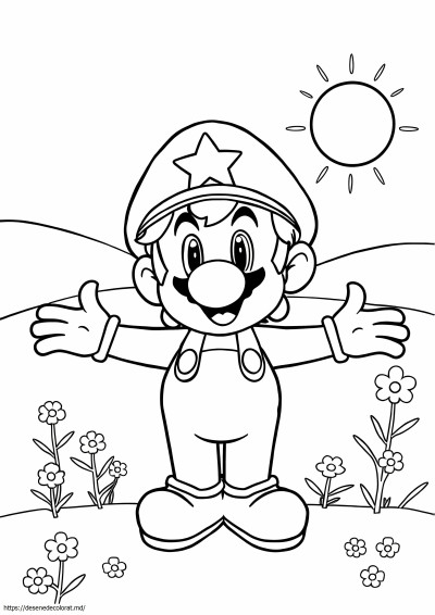 Hârtie de piersici mario
