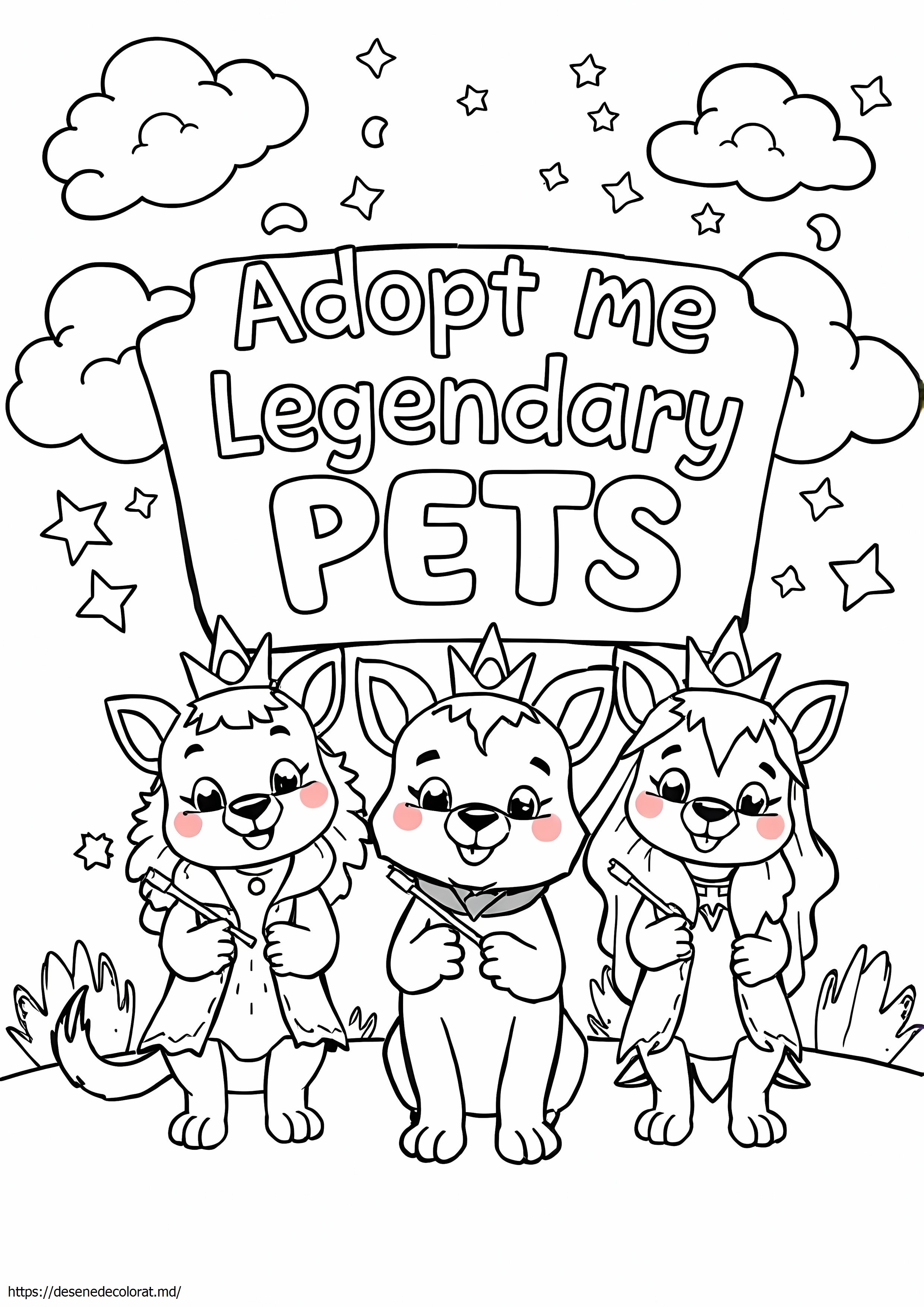 Adoptă-mă animale de companie legendare