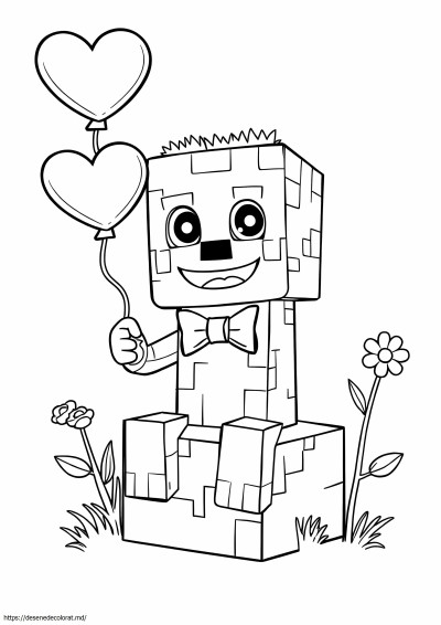 Creeper drăguț minecraft
