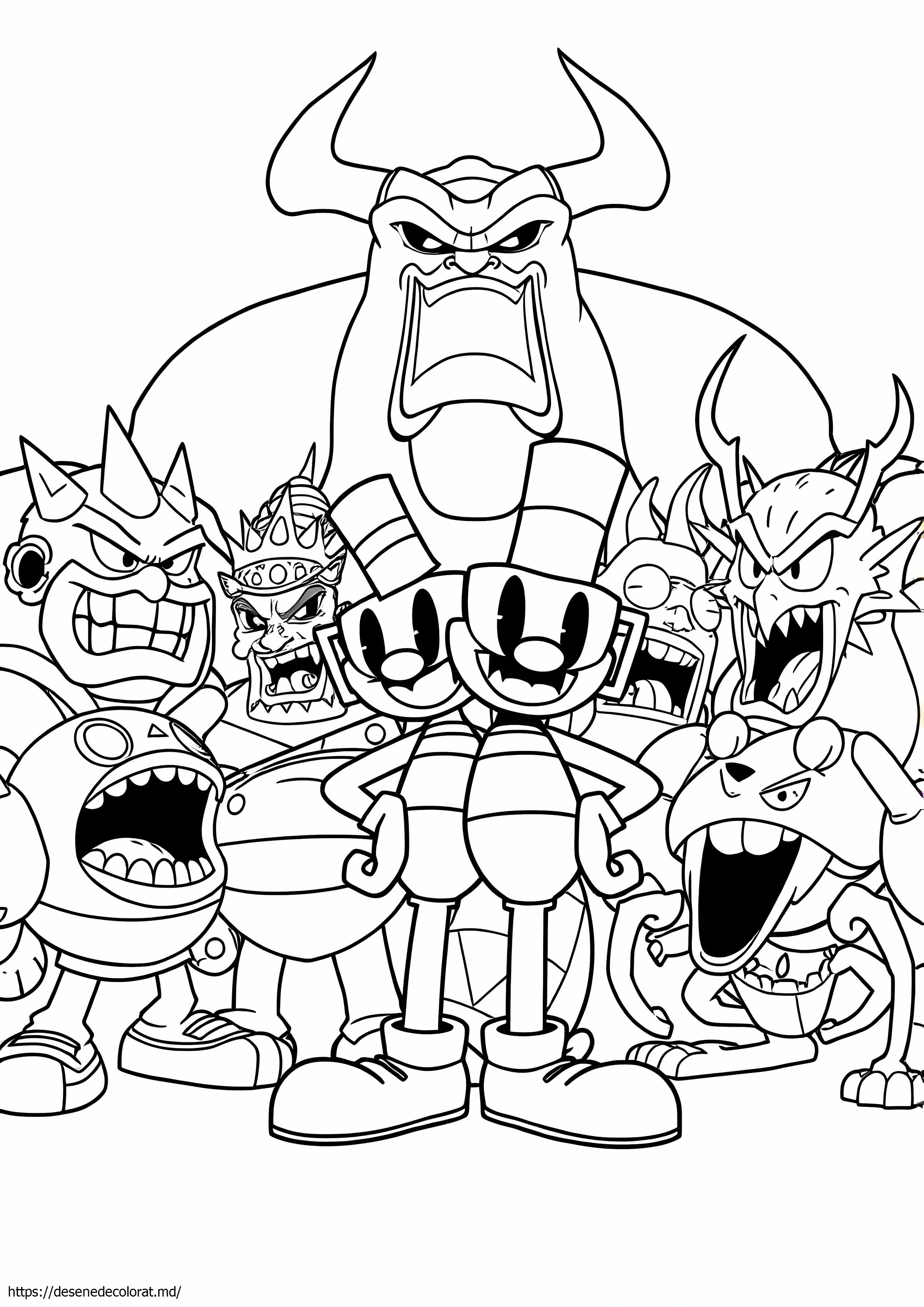 Cuphead toți șefii