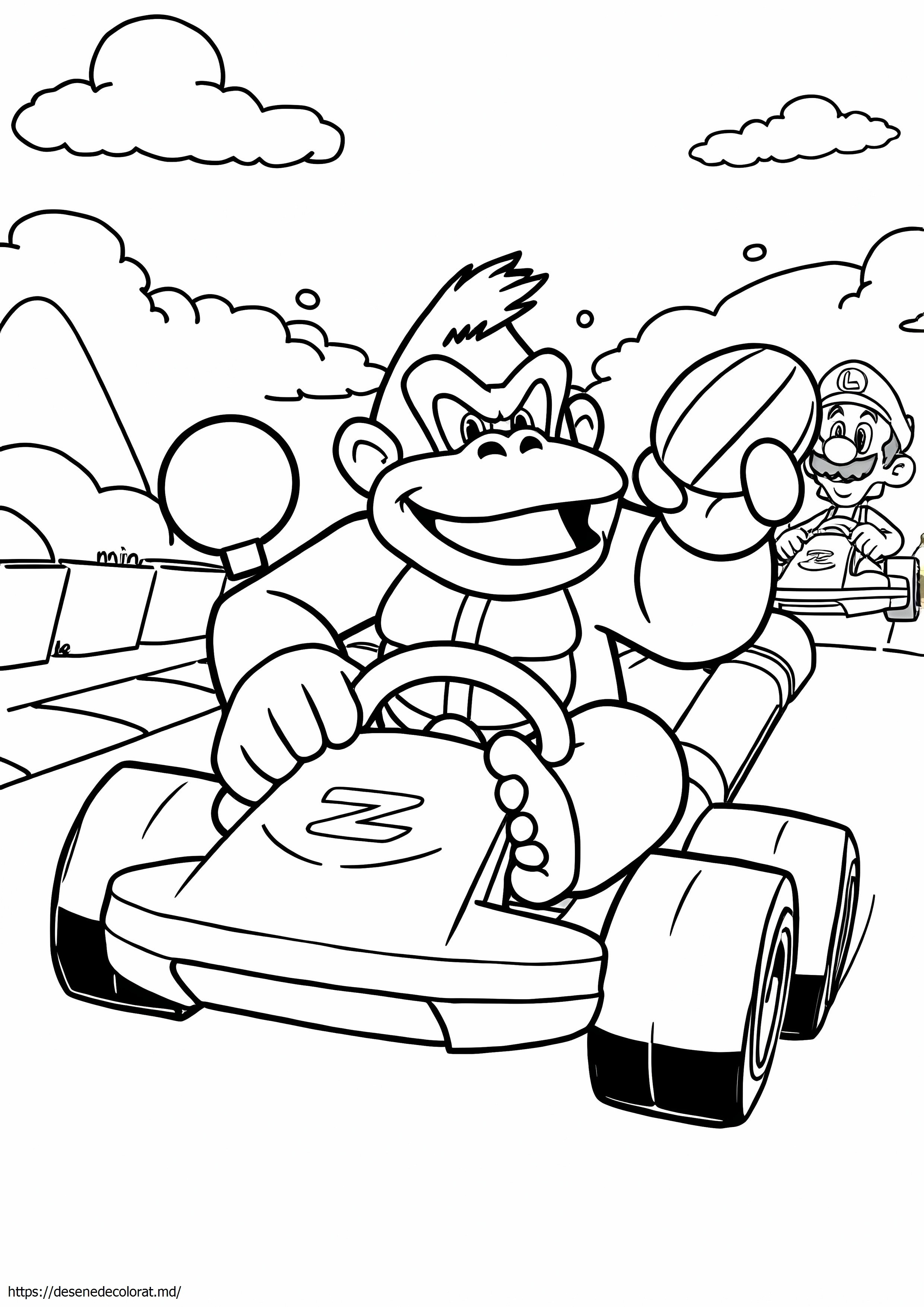 Donkey kong mario kart