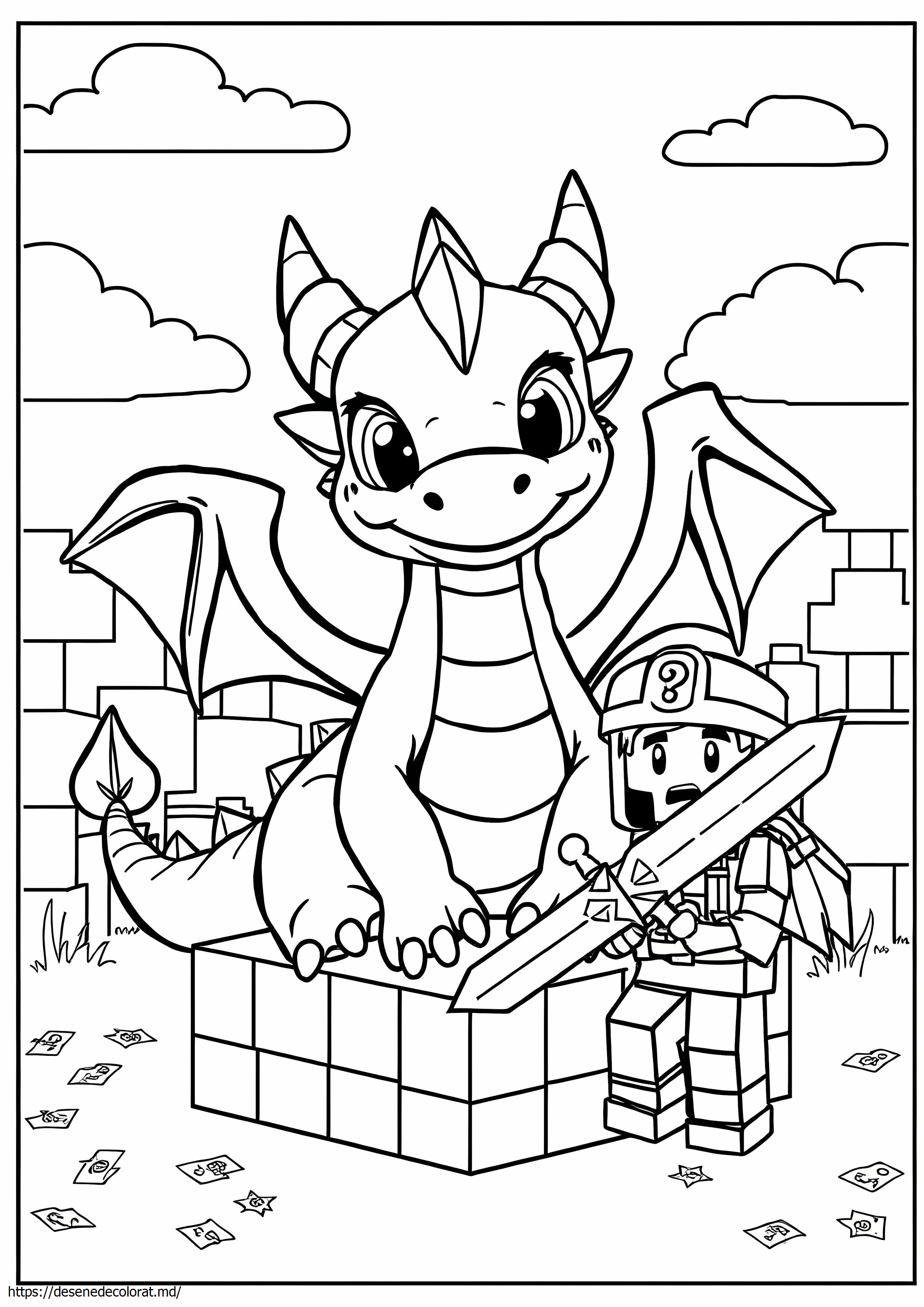 Ender dragon drăguț minecraft