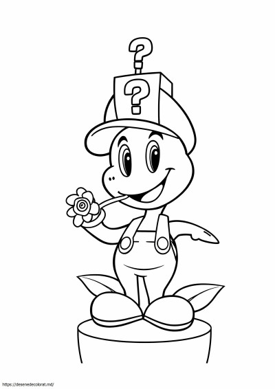 Floare piranha plantă mario