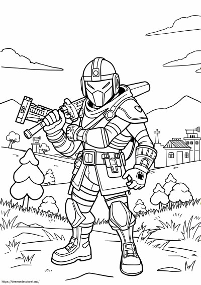 Fortnite alb-negru