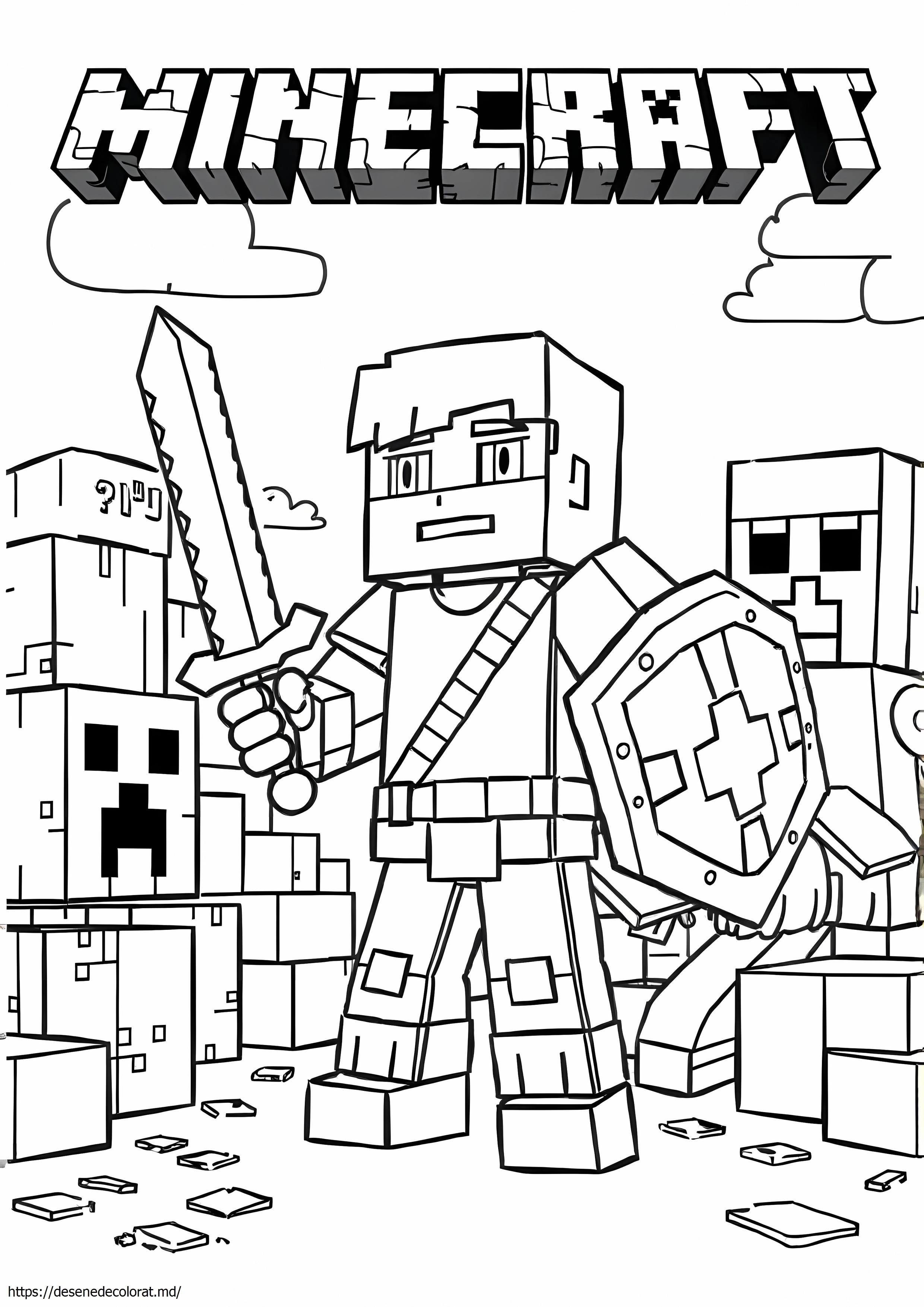 Erou saramură minecraft