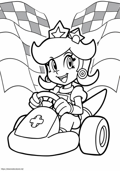 Mario kart prințesa daisy