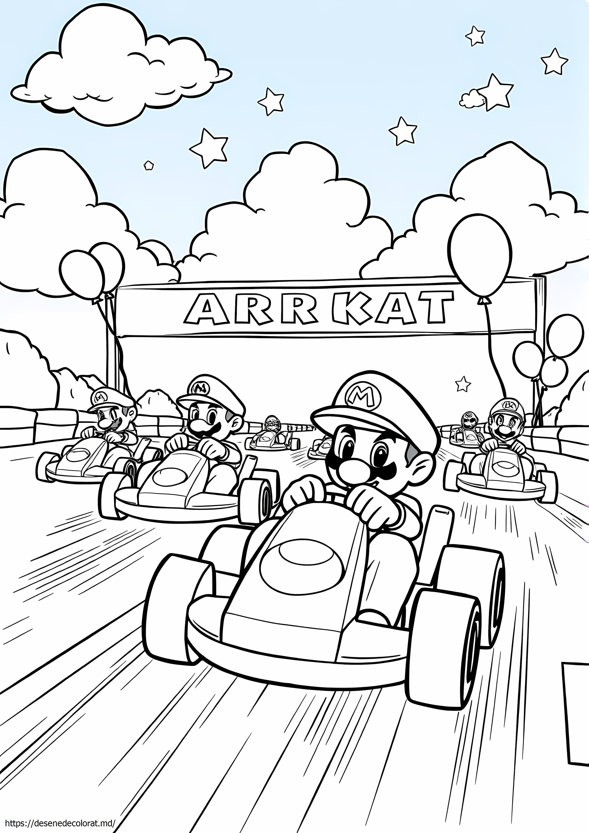Curse de mario kart
