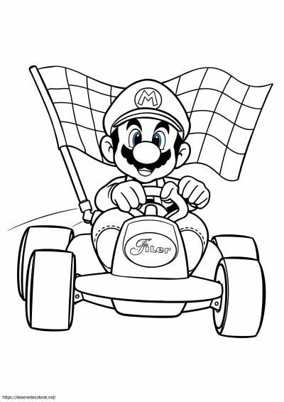 Mașină de curse mario