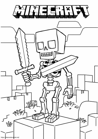 Schelet mutant minecraft