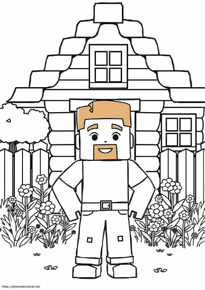 Săteanul minecraft