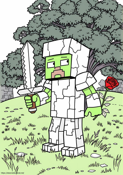 Minecraft zombie satean
