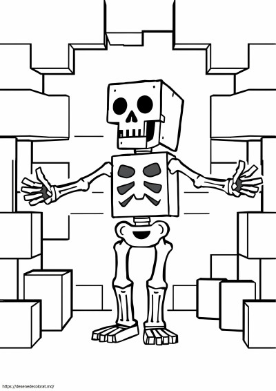 Schelet ofilit minecraft