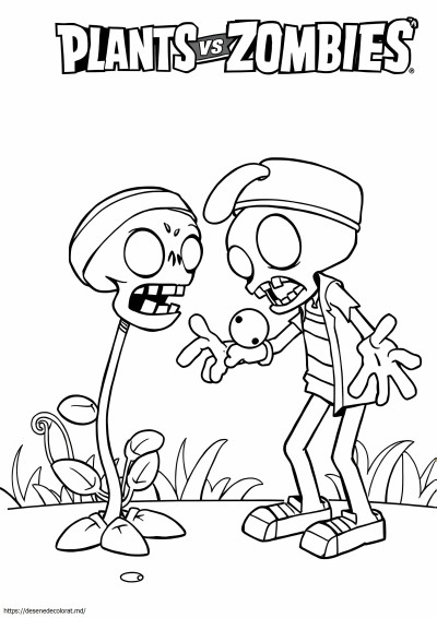 Peashooter plants vs zombies