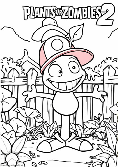 Peashooter plants vs zombies 2