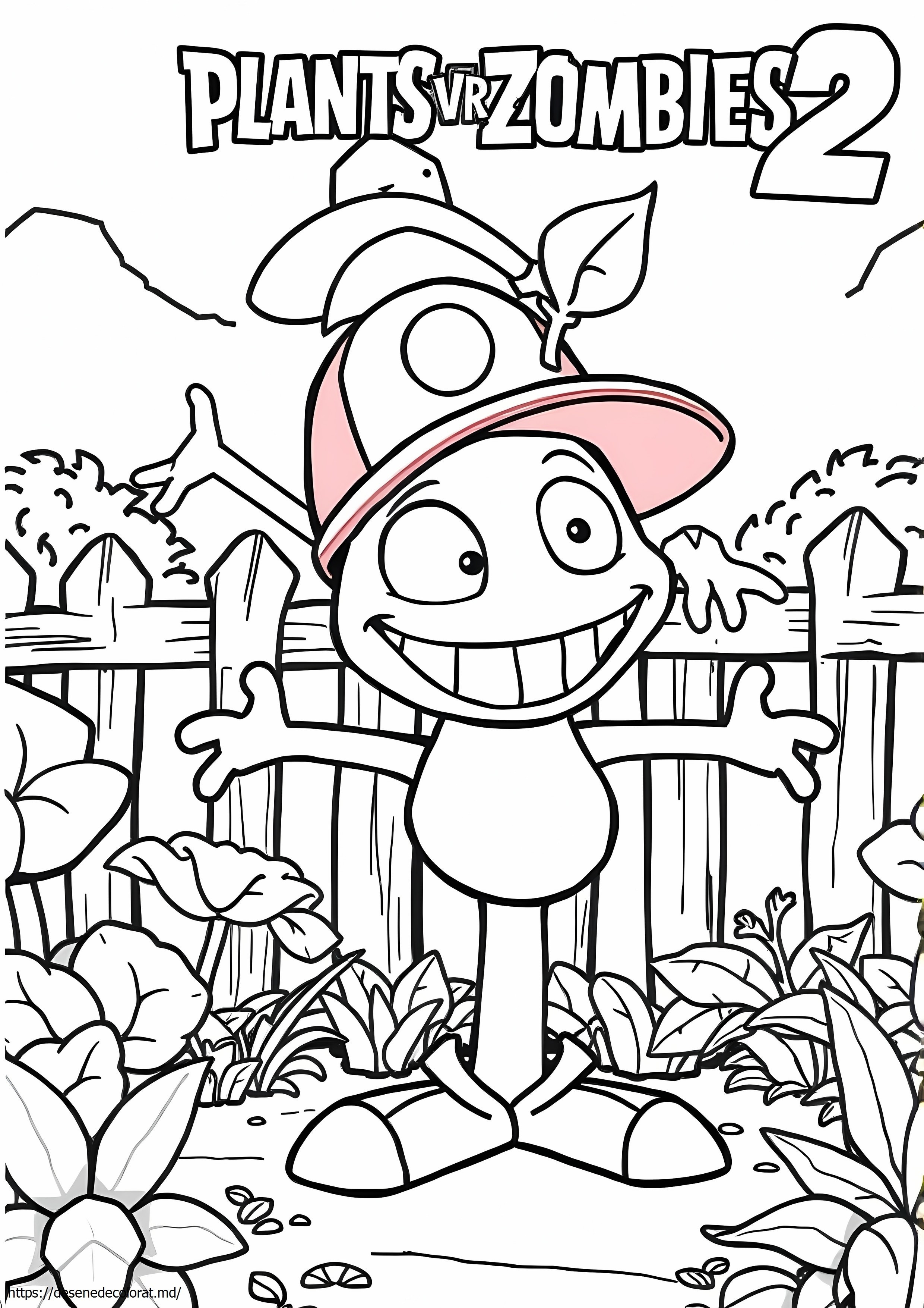 Peashooter plants vs zombies 2