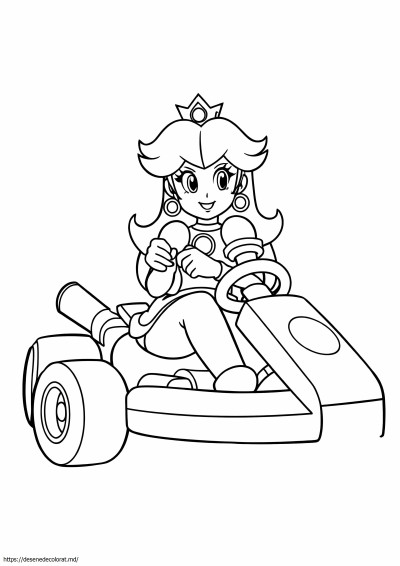 Prințesa piersici mario kart