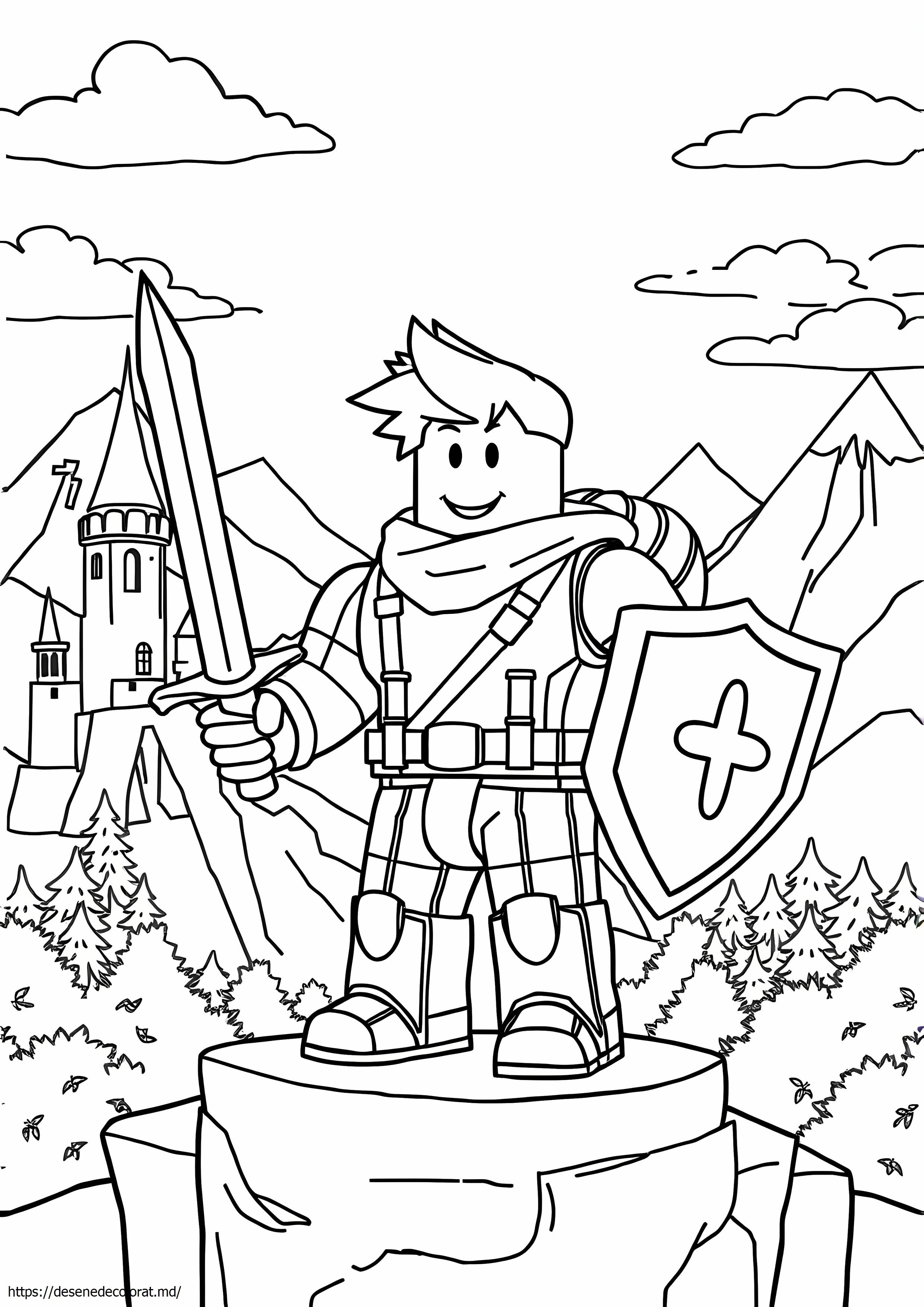 Desen roblox pentru
