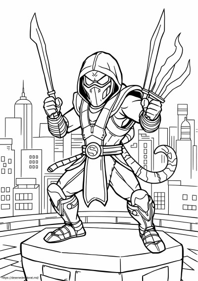 Scorpion sub zero mortal kombat