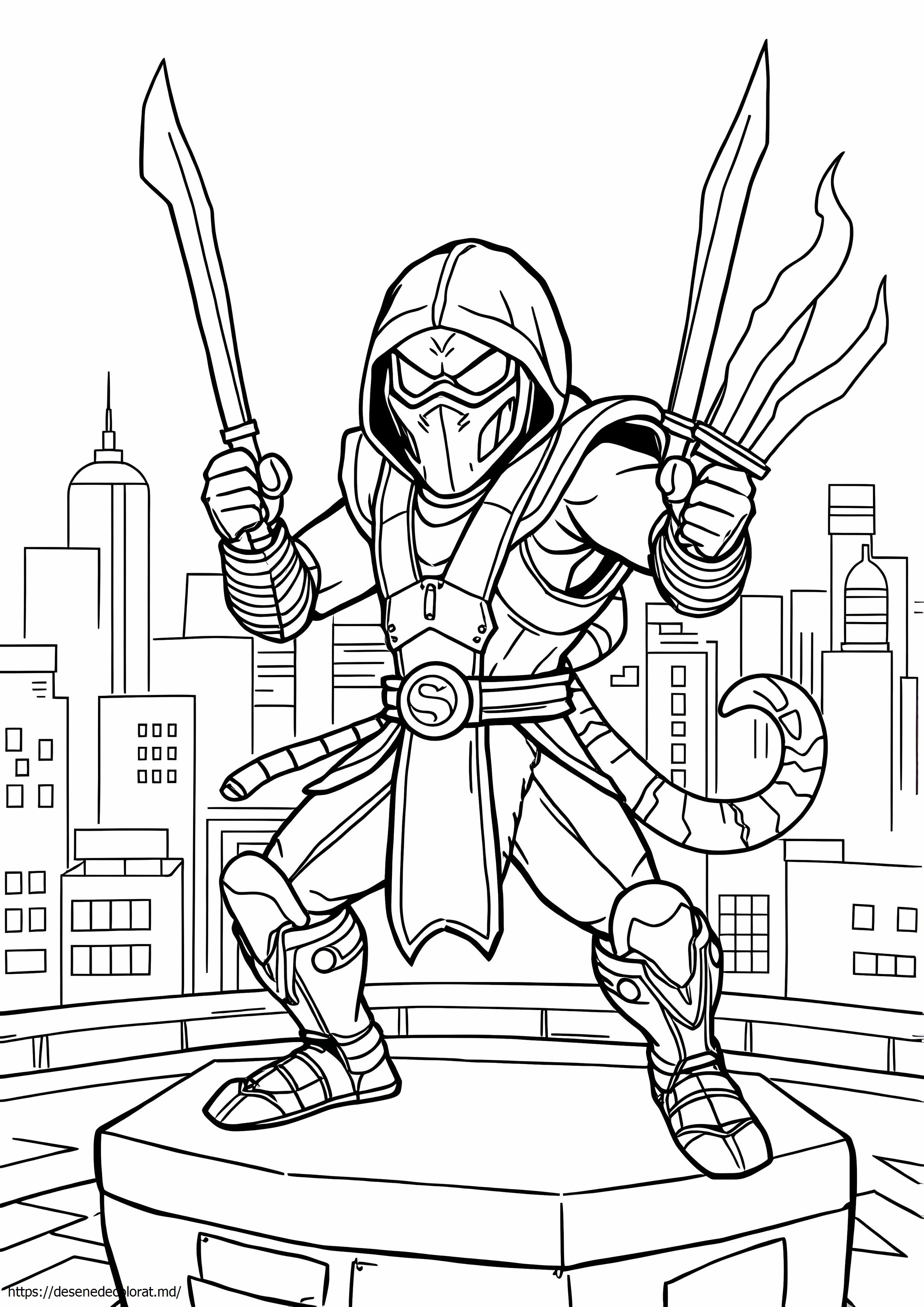 Scorpion sub zero mortal kombat