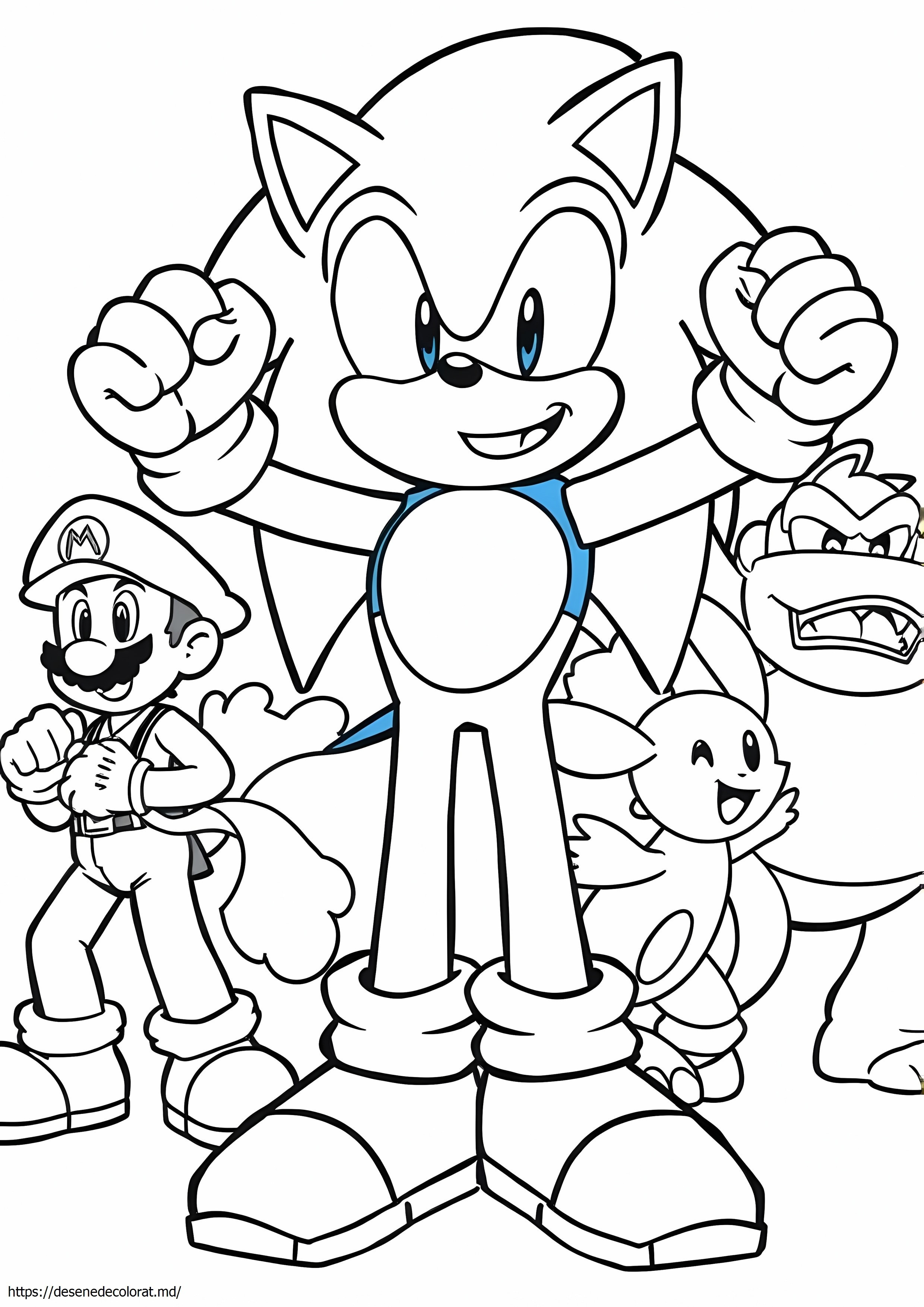 Sonic super smash bros
