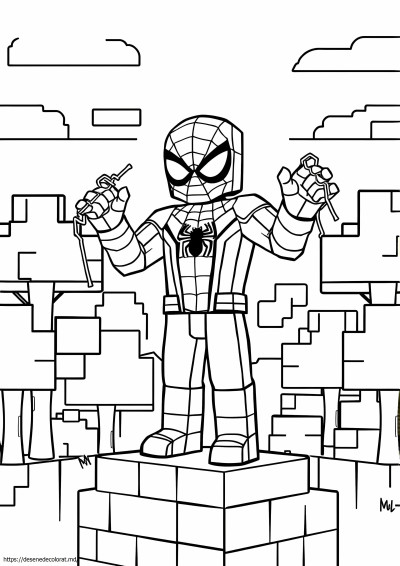 Spiderman minecraft