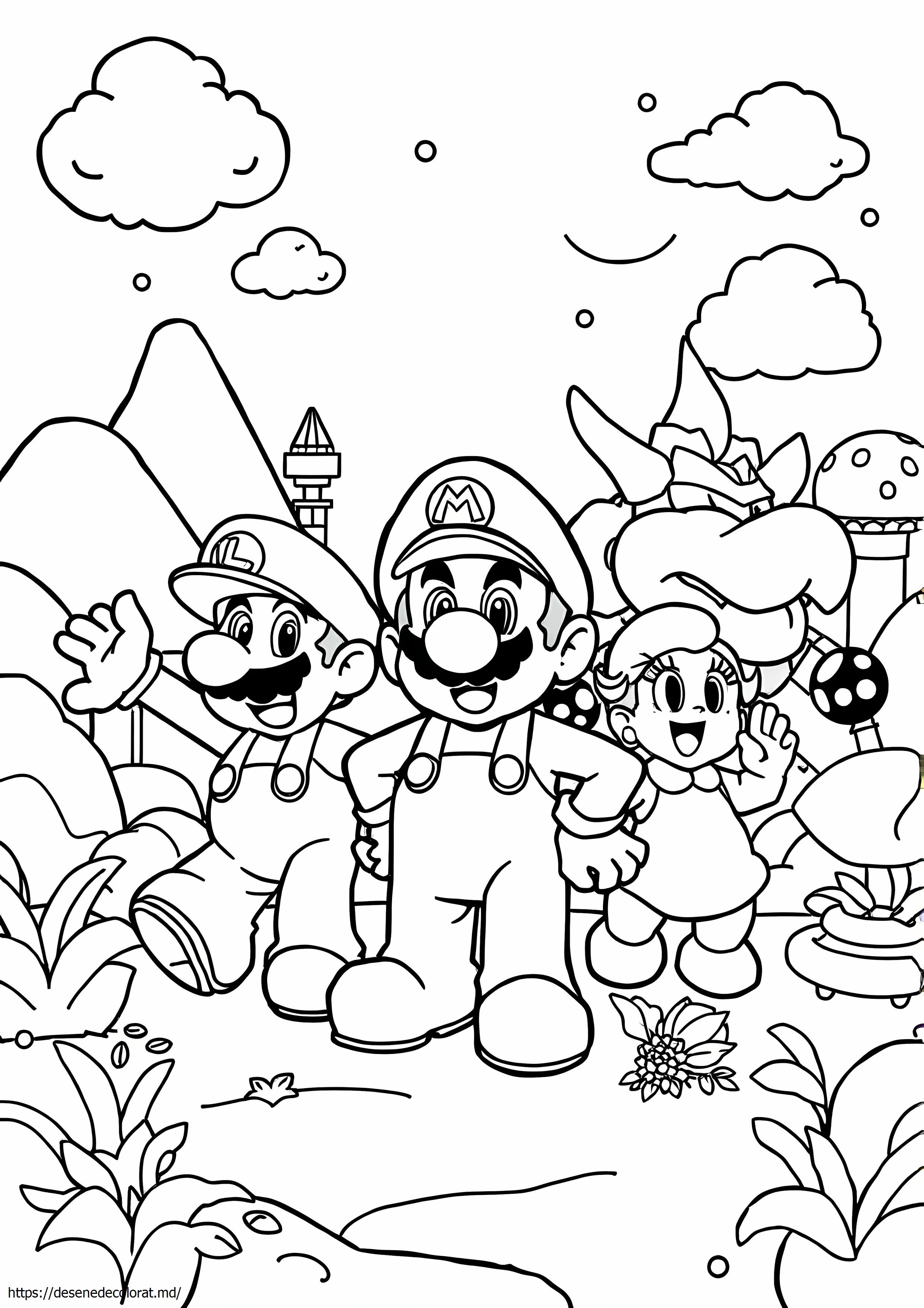 Super mario și prieteni