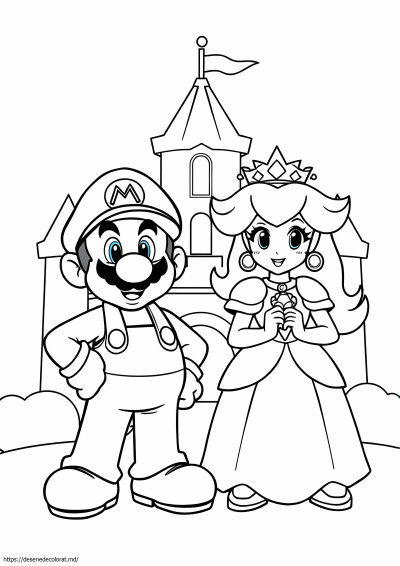 Super mario și prințesa peach