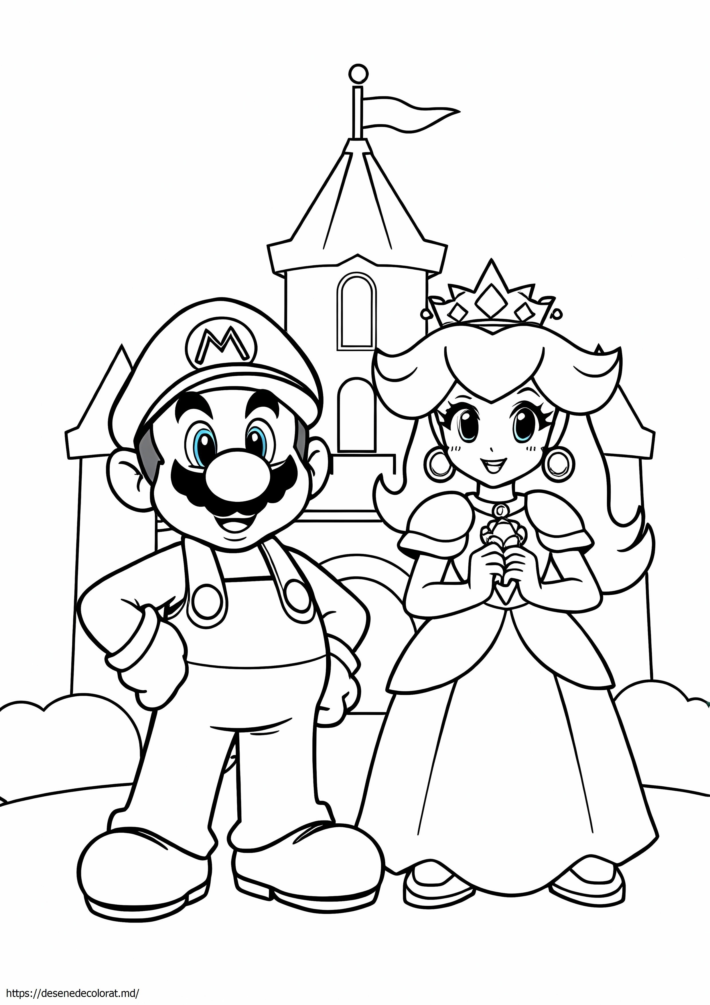 Super mario și prințesa peach