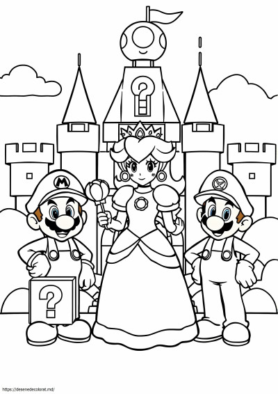 Super mario bros prințesa peach