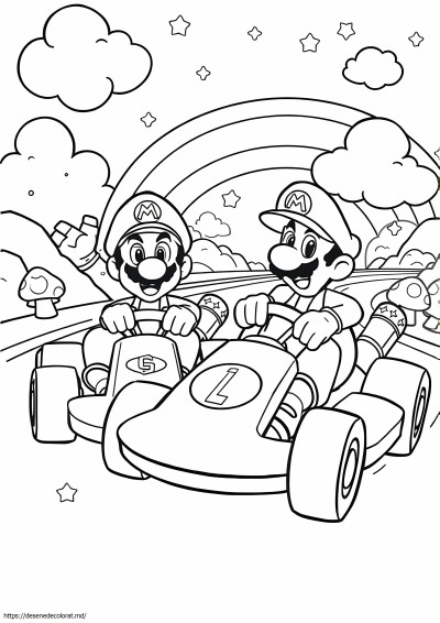 Car super mario
