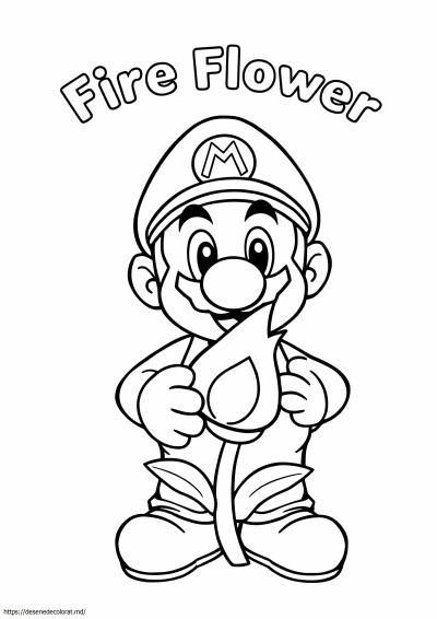 Floare de foc super mario