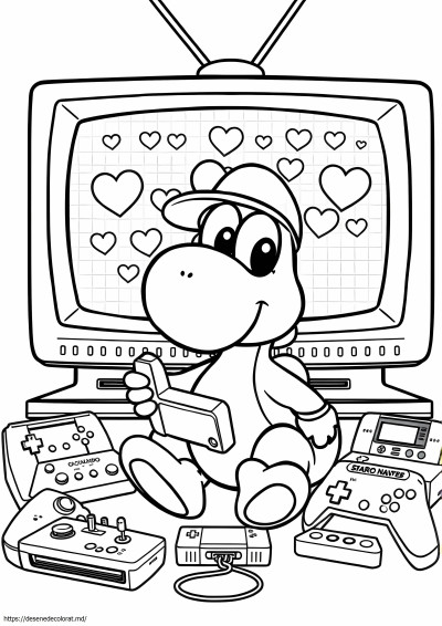 Joc video baby yoshi