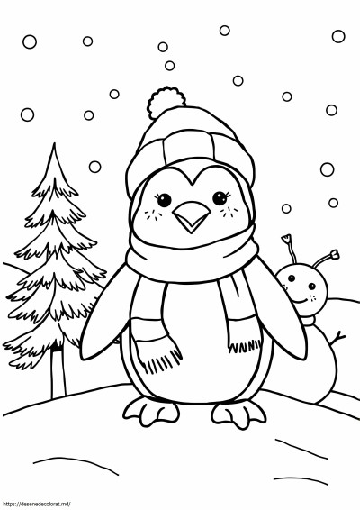 Animal de iarnă preșcolar