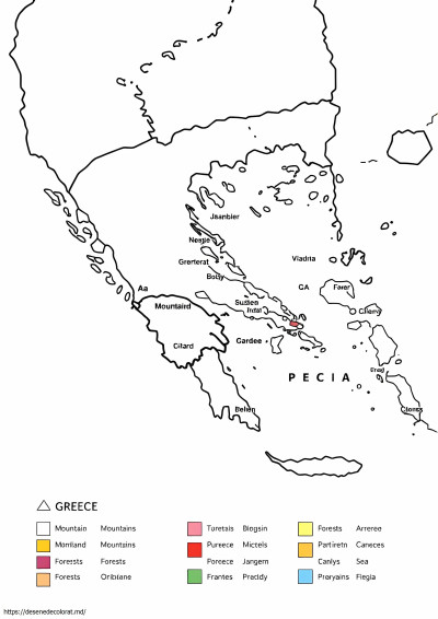 Harta greciei antice